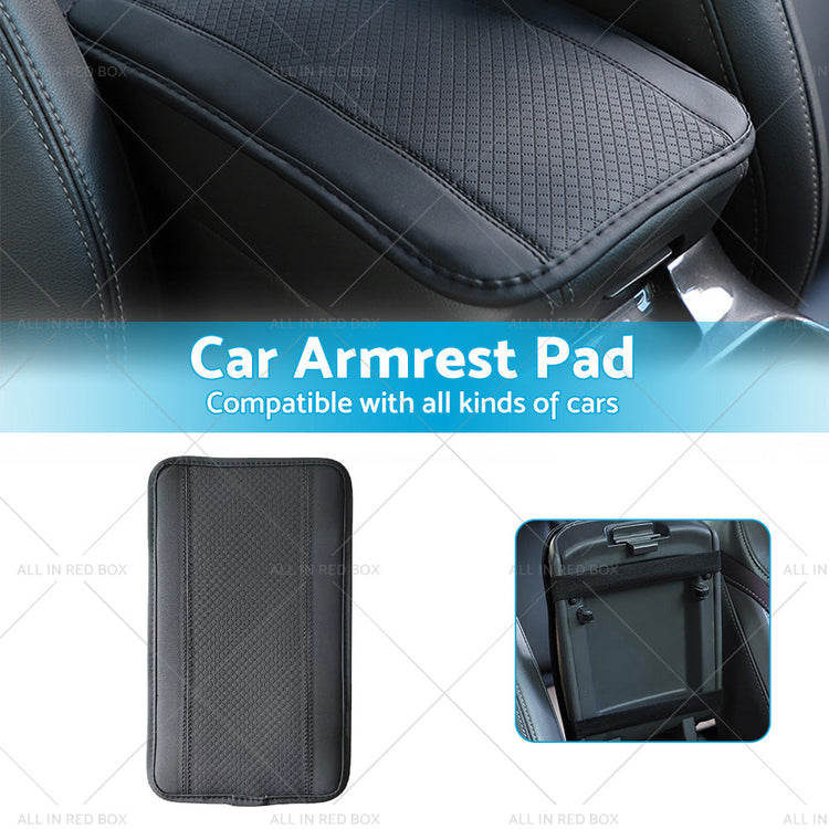 Universal Car Armrest Cushion Cover Center Console Box Pad Protector Accessories-2
