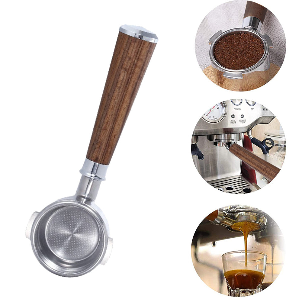 58mm Bottomless Portafilter Group Handle With Basket Suitable For Breville-3