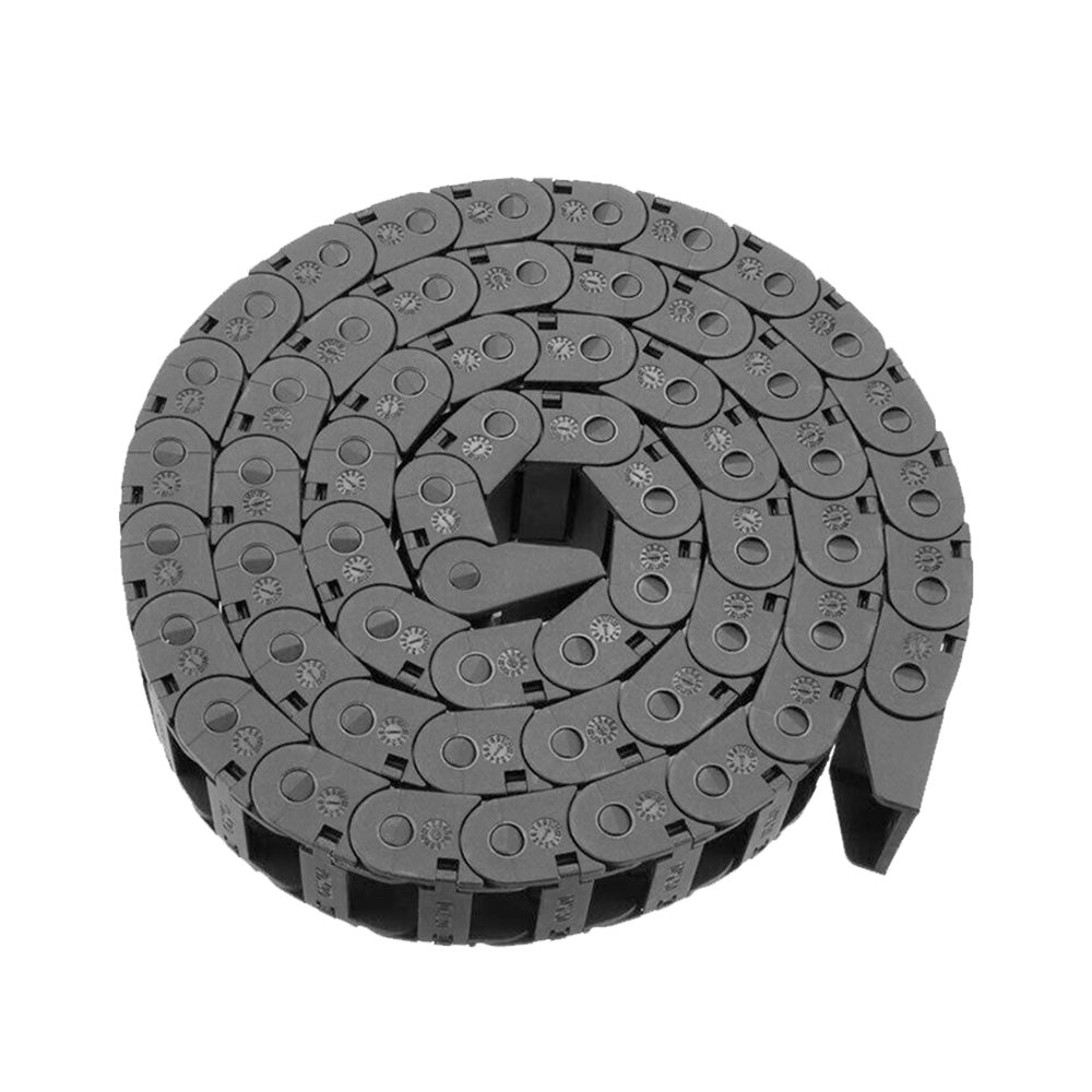 10mmX20mm 1Meter Drag Chain Cable Carrier Open Type with End Connectors Plastic-0
