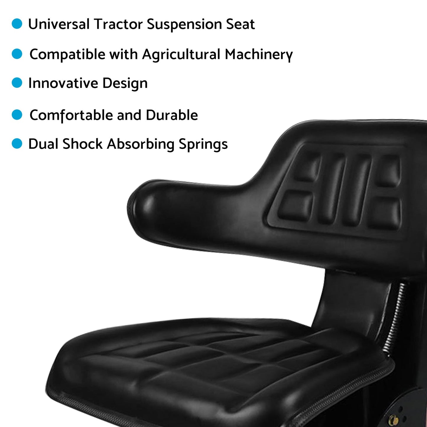 Universal Adjustable Tractor / Forklift / Excavator / Truck / Digger Seat Cushion Suitable For Various Vehicles-2