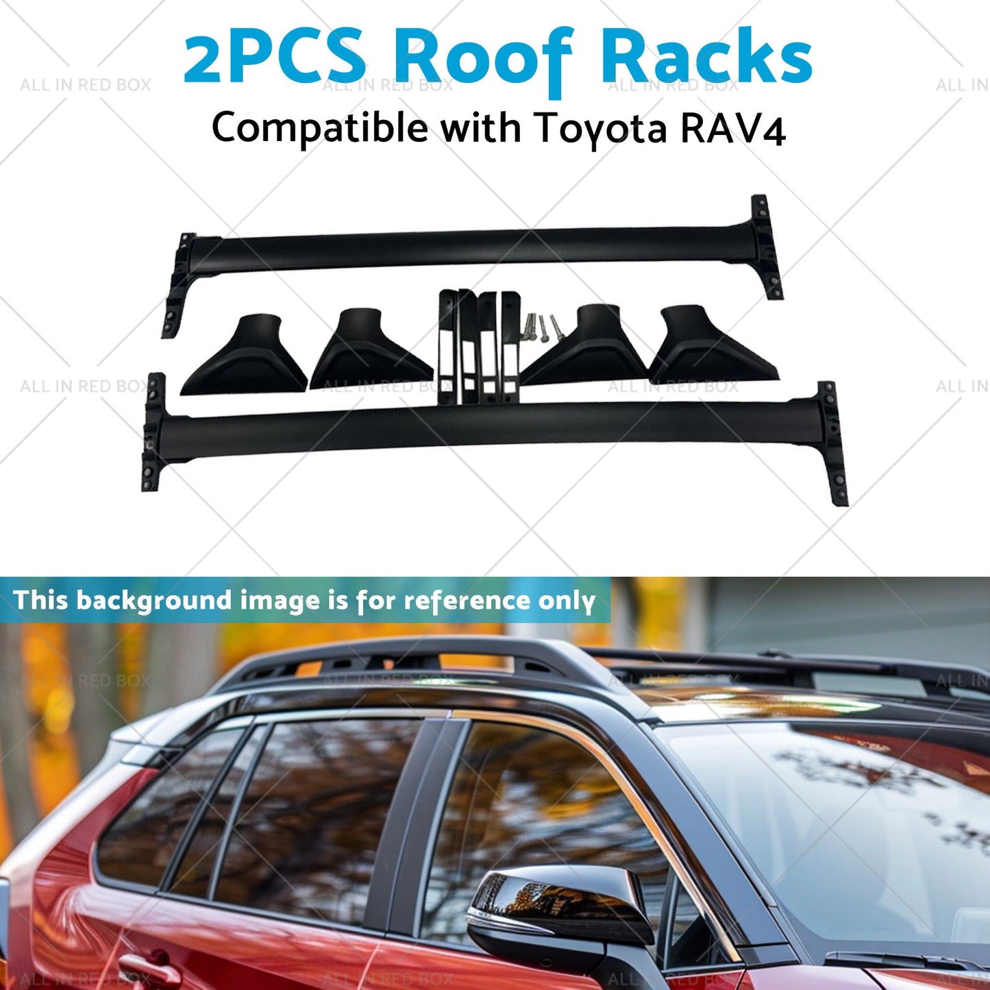 2PCS Roof Racks  or Roof Cross Bars Suitable for Toyota RAV4 2019-2023-4