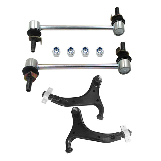 Front Lower Control Arm & Sway Bar Link Set Suitable for Nissan Elgrand E51-0