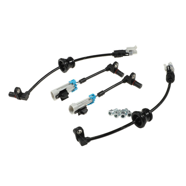 4x ABS Speed Sensors Front & Rear Suitable For Holden Captiva 2007-2017 96626080 / 96626078-0