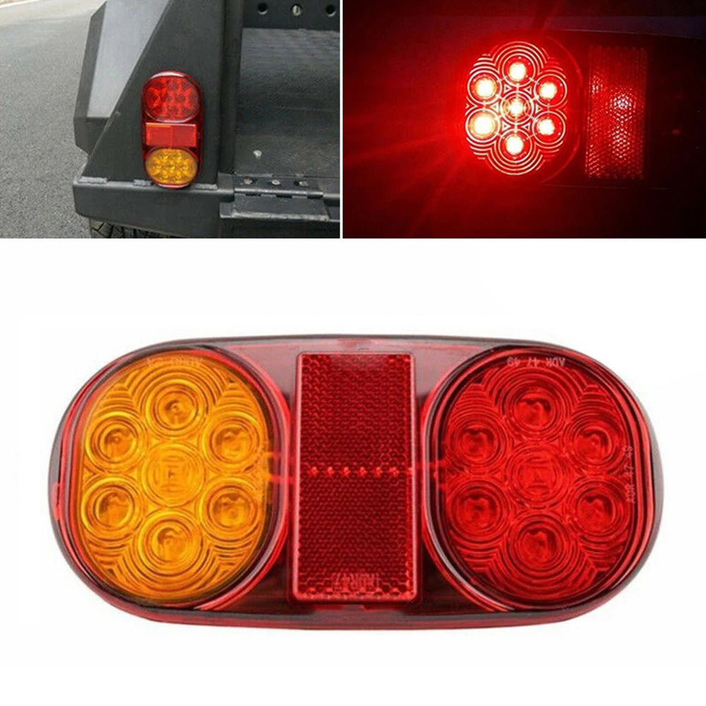 2x Trailer Tail Lights 28 LED Suitable For Truck, Camper, UTE, Caravan & 4WD Stop Indicator-4