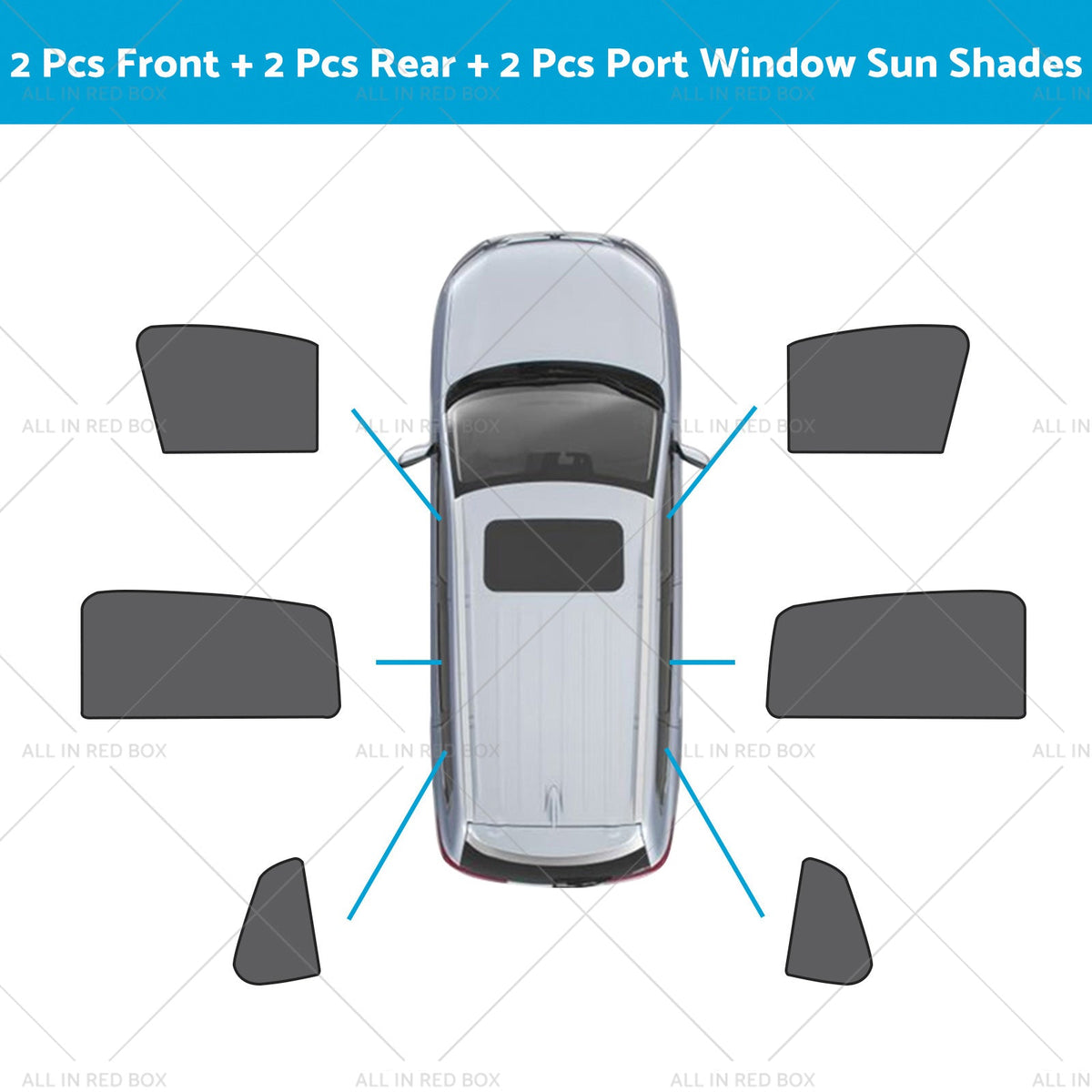 Front & Rear Window Magnetic Mesh Sun Shade Suitable For Toyota Corolla Cross-9