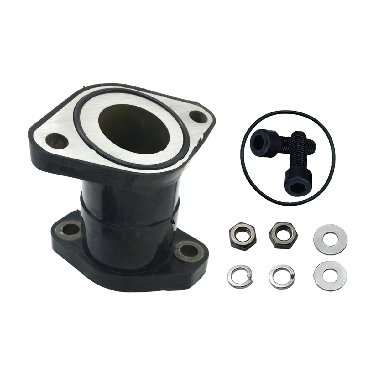 Carb Intake Manifold Boot Suitable for Yamaha Big Bear 350 Kodiak 400 Moto 4 YFM350ER-3