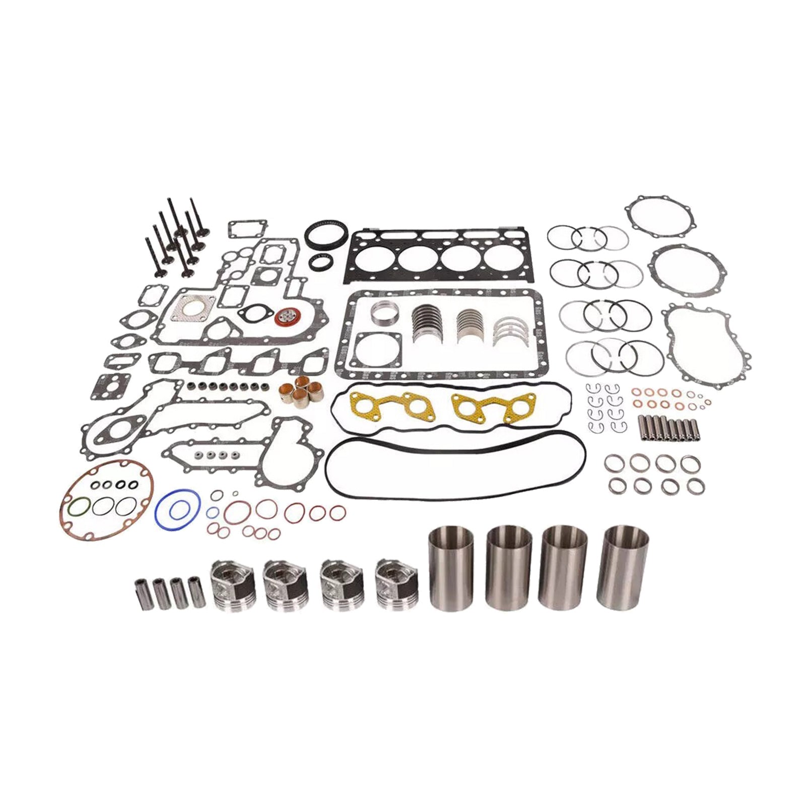 Overhaul Rebuild Kit + Liner Suitable For Kubota L4200 V2203 & Bobcat 753 A0216A0281-0