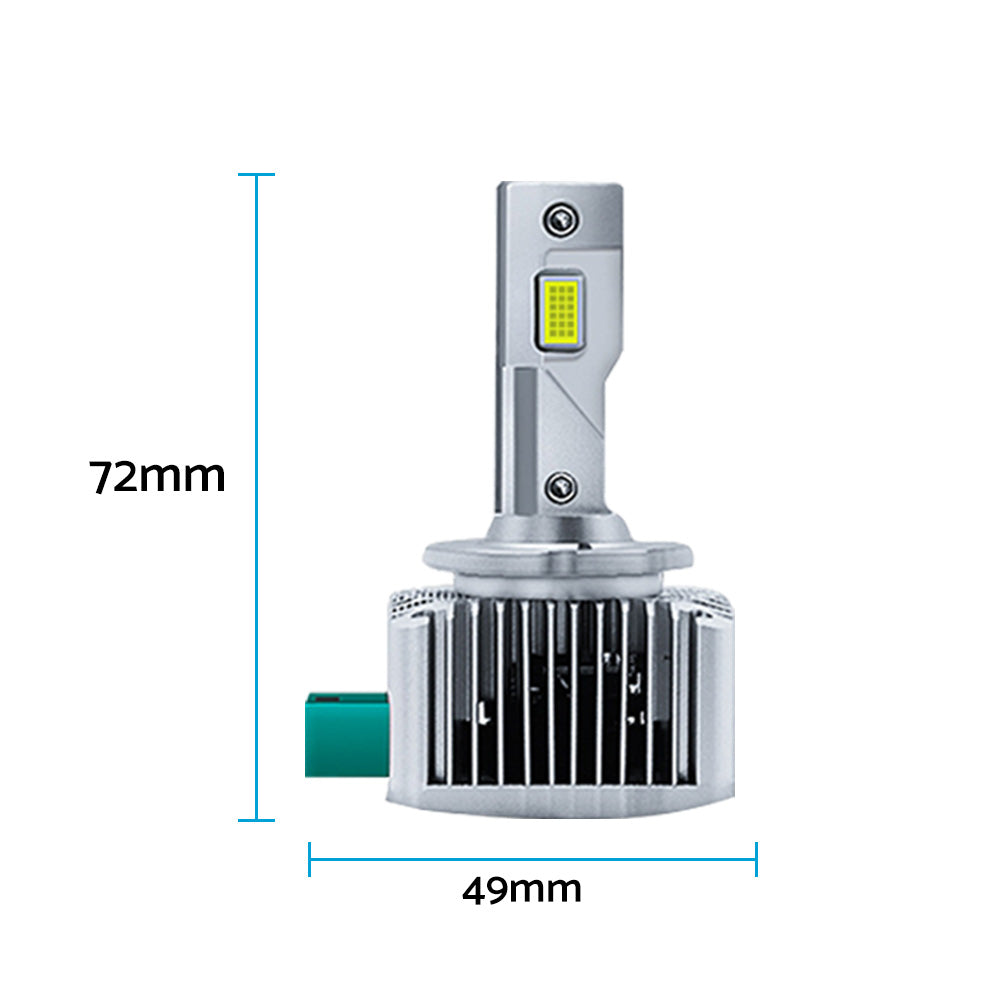 Pair of 6000K For Replace HID Xenon D1S LED Headlight Bulbs Conversion 90W 2pcs-1