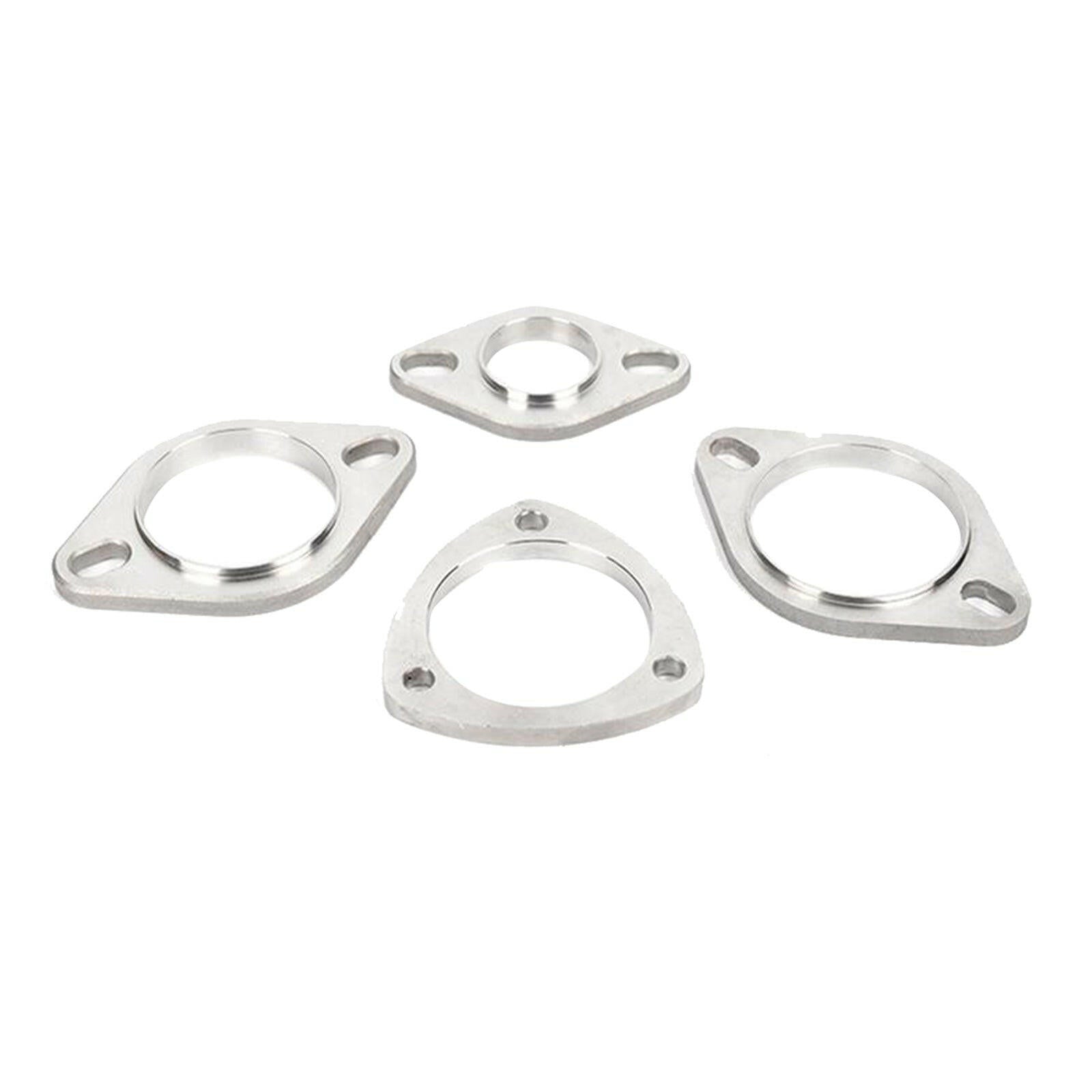 Exhaust Flange Plate Set 304 Stainless Steel 2.5in 63mm 3 Bolt Suitable For Universal Applications-3