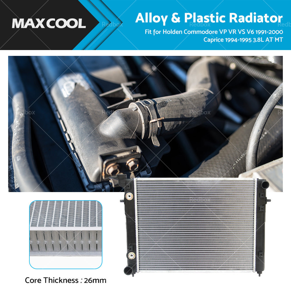 Radiator Suitable For Toyota Lexcen 91-97 Holden Commodore 91-00 VP VR VS V6-0