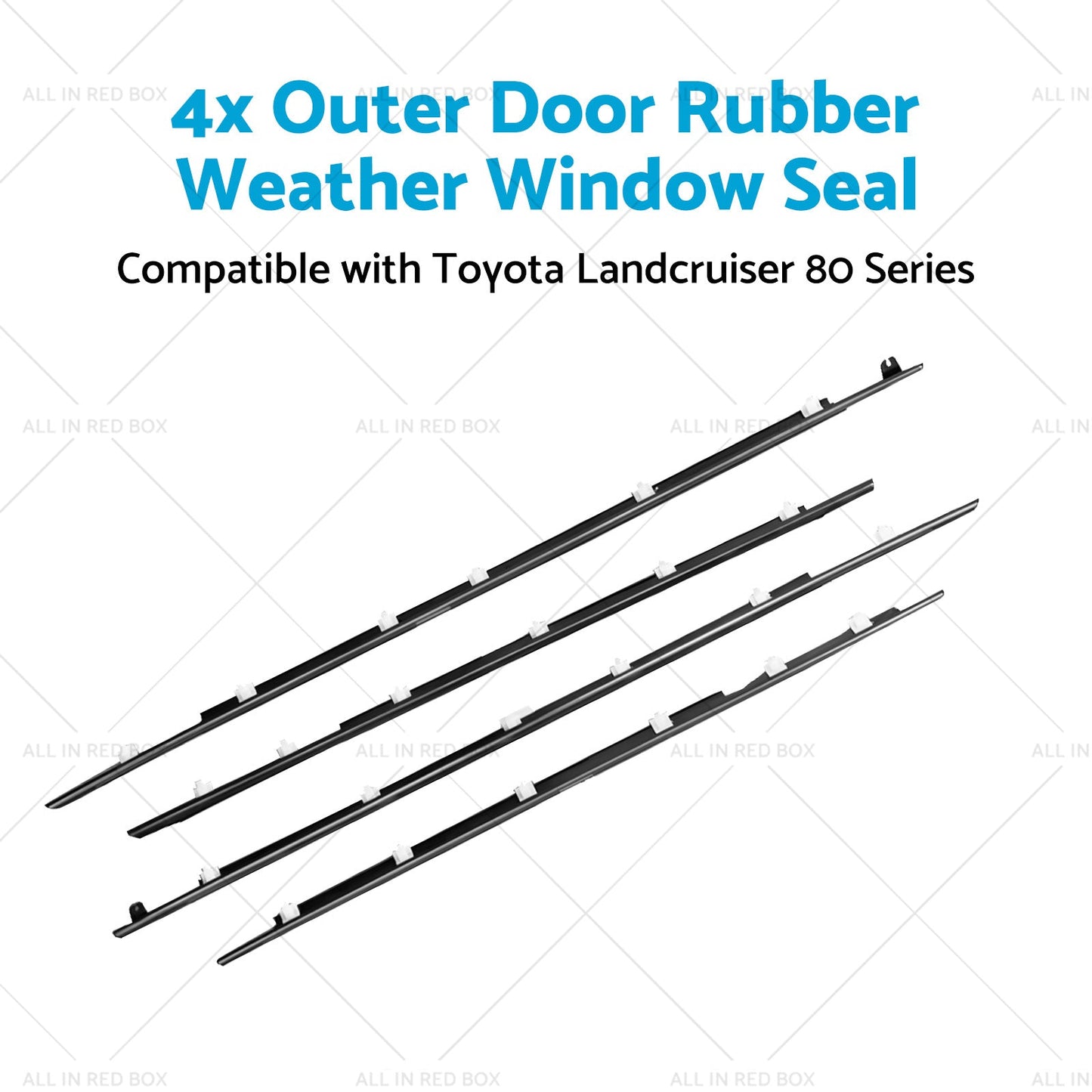 Outer Door Rubber Weather Window Seal Suitable For Toyota Landcruiser 80 Series-3