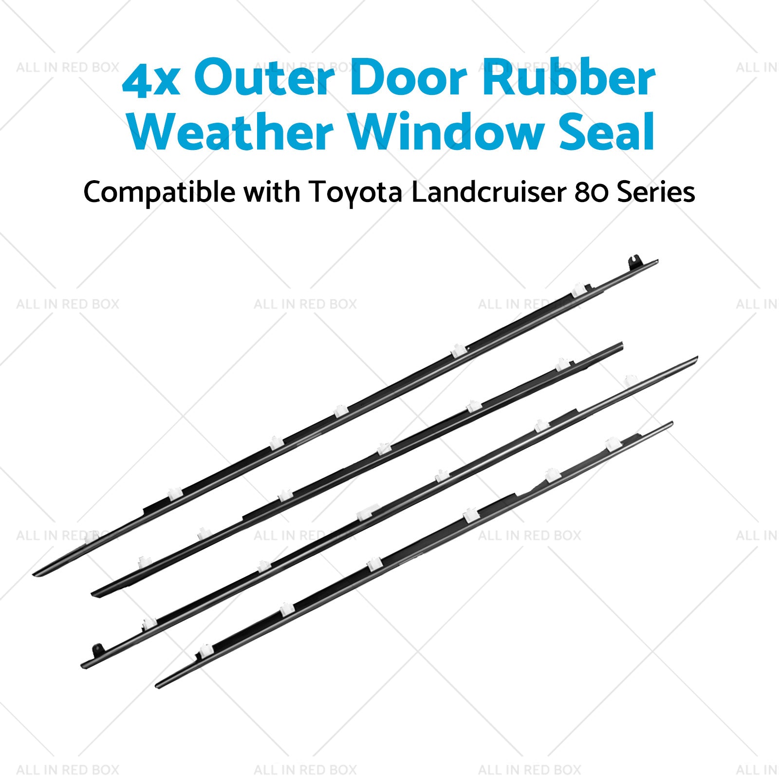Outer Door Rubber Weather Window Seal Suitable For Toyota Landcruiser 80 Series-3