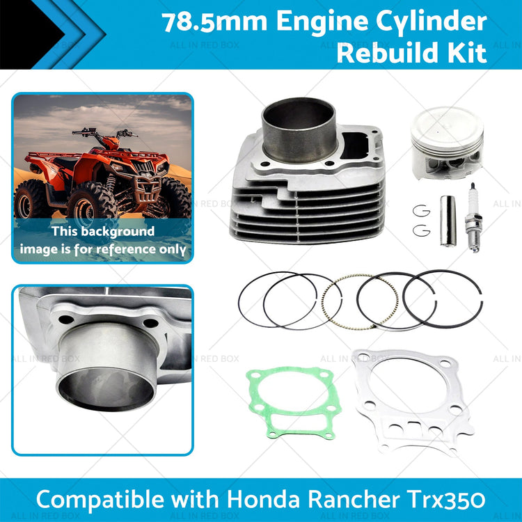 78.5mm Engine Cylinder Rebuild Kit Suitable For Honda TRX350 Rancher 2000-2006-1