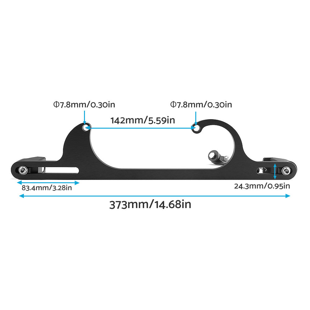 Throttle Cable Bracket Carburetor Billet Aluminum Black Suitable For Carb 4150/4160-3