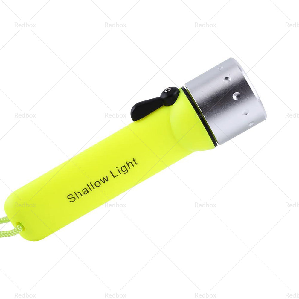 180Lm LED Scuba Diving Flashlight Torch Underwater Light Lamp Waterproof-4