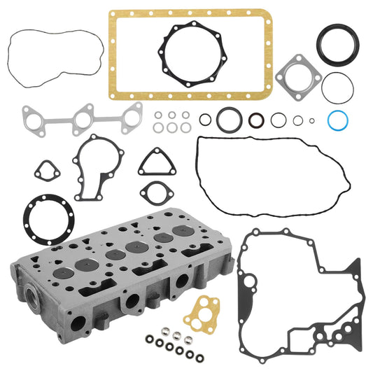 Complete Cylinder Head & Gasket Kit Suitable For Kubota Engine D902 ZD323 / RTV900-0