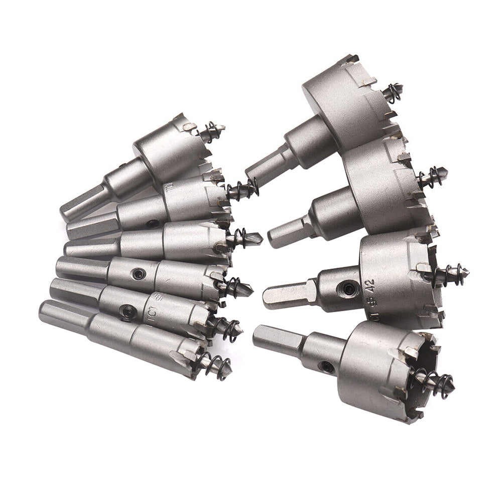 TCT Carbide Tip Hole Saw Drill Bit Suitable For Stainless Steel Cutting 16-53mm-0
