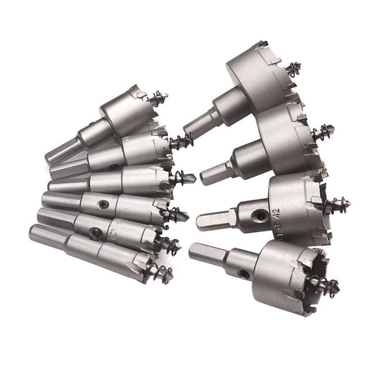 TCT Carbide Tip Hole Saw Drill Bit Suitable For Stainless Steel Cutting 16-53mm-0