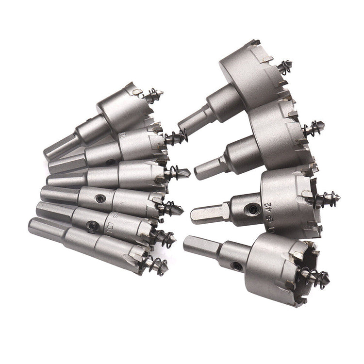 TCT Carbide Tip Hole Saw Drill Bit Suitable For Stainless Steel Cutting 16-53mm-0