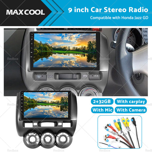 32GB Android11 GPS Navi Car Stereo Radio 9inch Head Unit Suitable For Honda Jazz GD-0