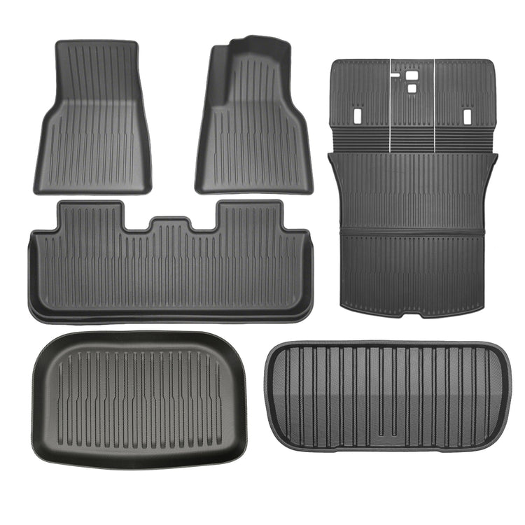 Front Rear Boot Liner Kit Anti-Scratch Suitable For Tesla Model Y 25-On-0