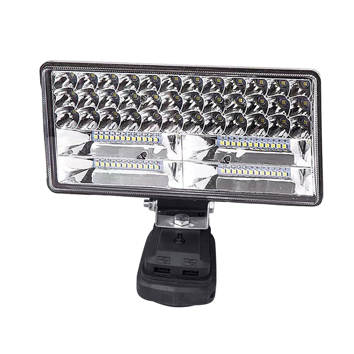 2x 18V 8in LED Work Light Torch with USB Ports Suitable For Makita Battery Camping/Flashlight Use-0