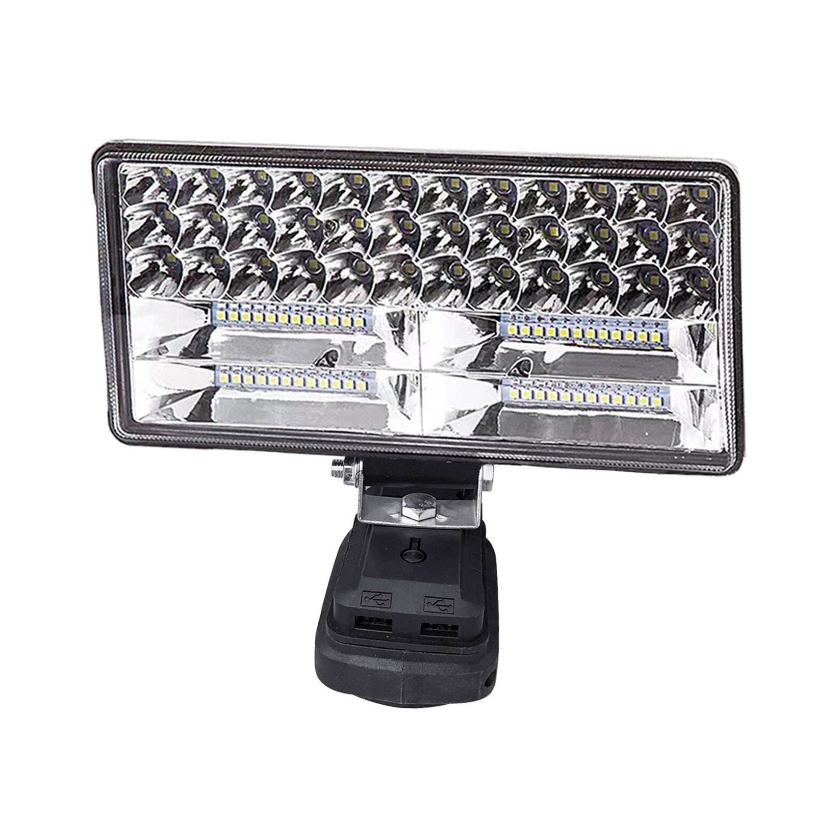 2x 18V 8in LED Work Light Torch with USB Ports Suitable For Makita Battery Camping/Flashlight Use-0