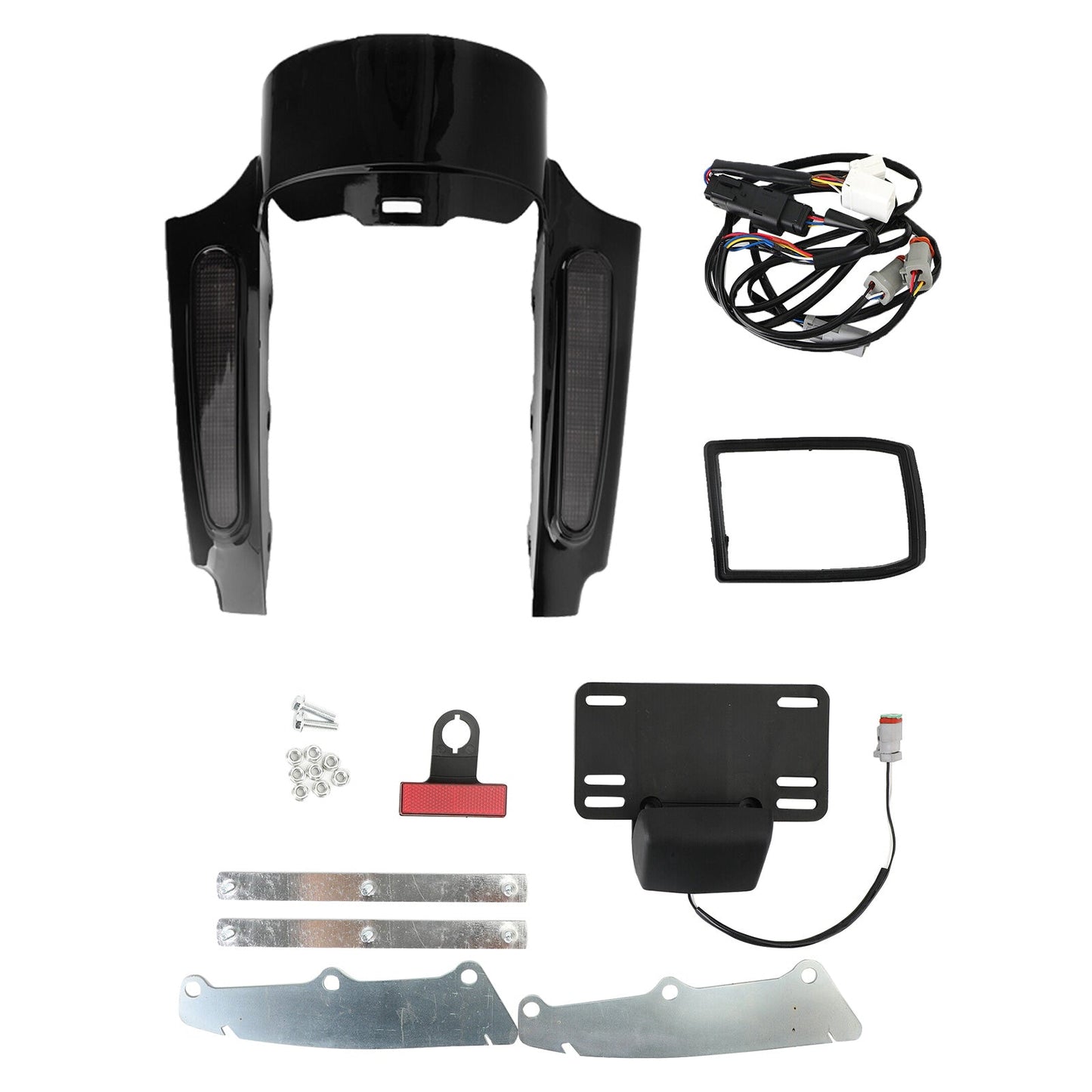 Rear Fender LED Light Suitable For Touring Electra Road Glide Road King 09-13-1