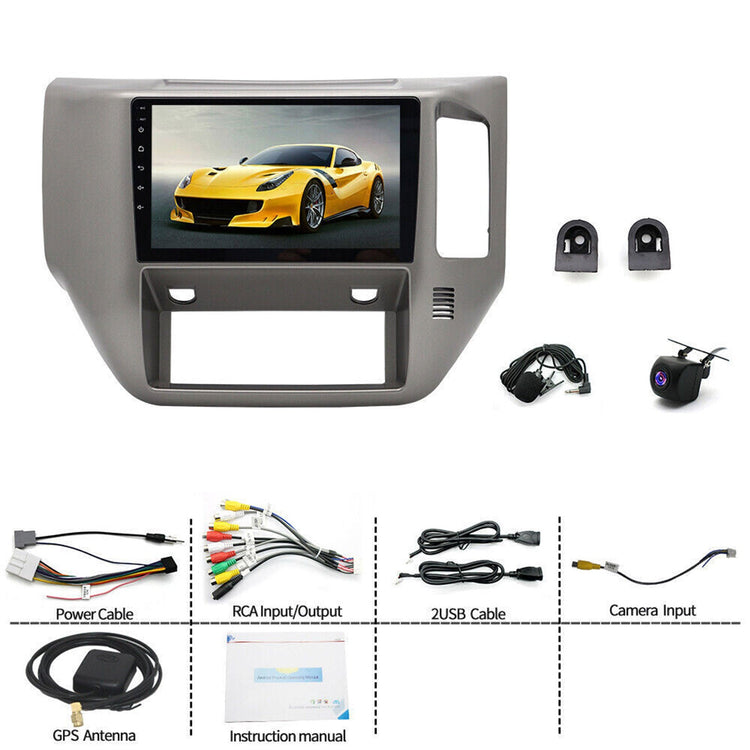 In-Dash Units Android 13 9'' Bluetooth Suitable For Nissan Patrol 2004-15 GU Y61-0