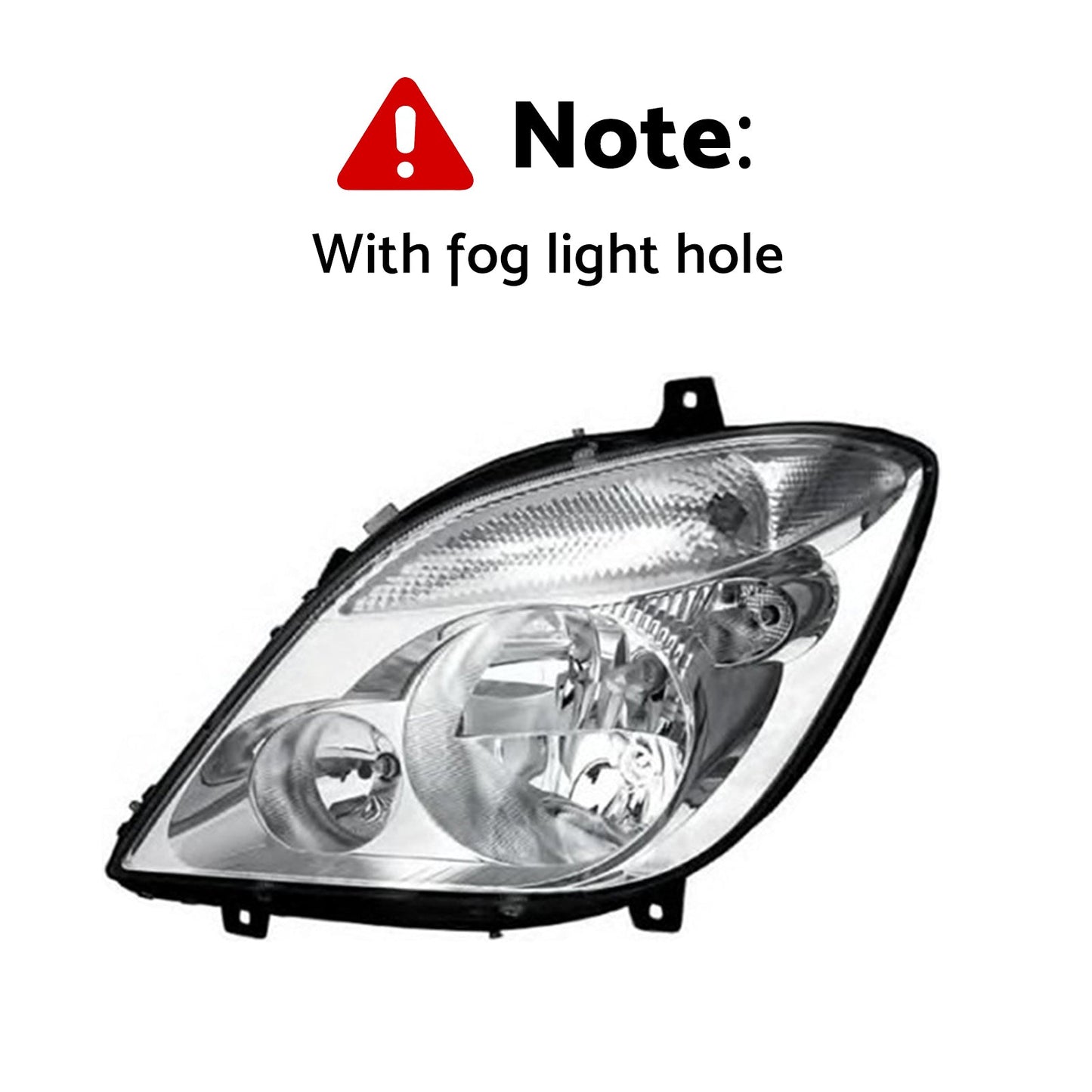 LH+RH Headlights 10-Pin w/ Fog Suitable for Mercedes-Benz Sprinter 2006–2013-3