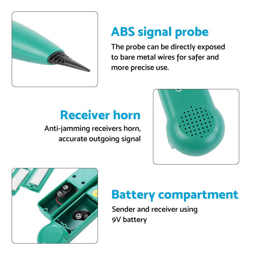 Cable Finder Tone Generator Probe Tracker Suitable For Wire, Network, and Telephone - Frazy's Auto Parts