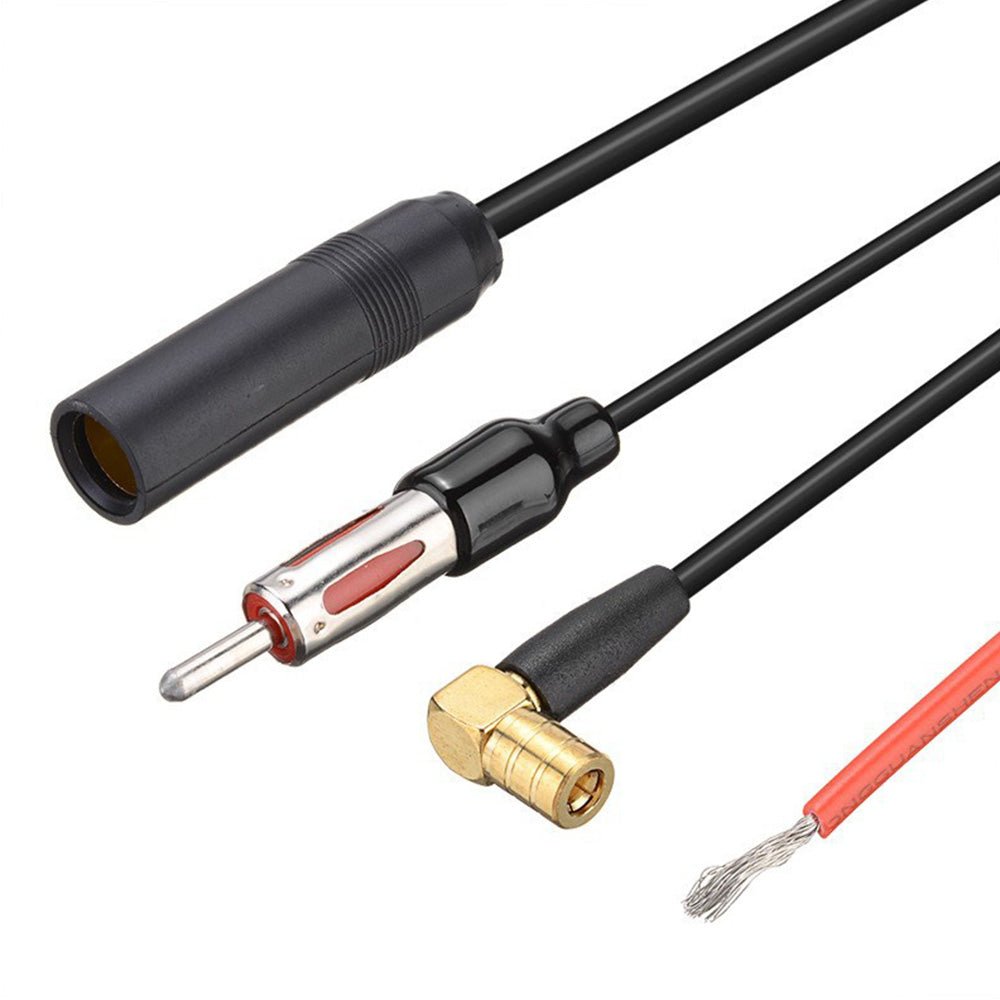 Car AM FM DAB+ Radio Antenna Adapter With Amplifier Booster 12V–24V Universal Fit - Frazy's Auto Parts