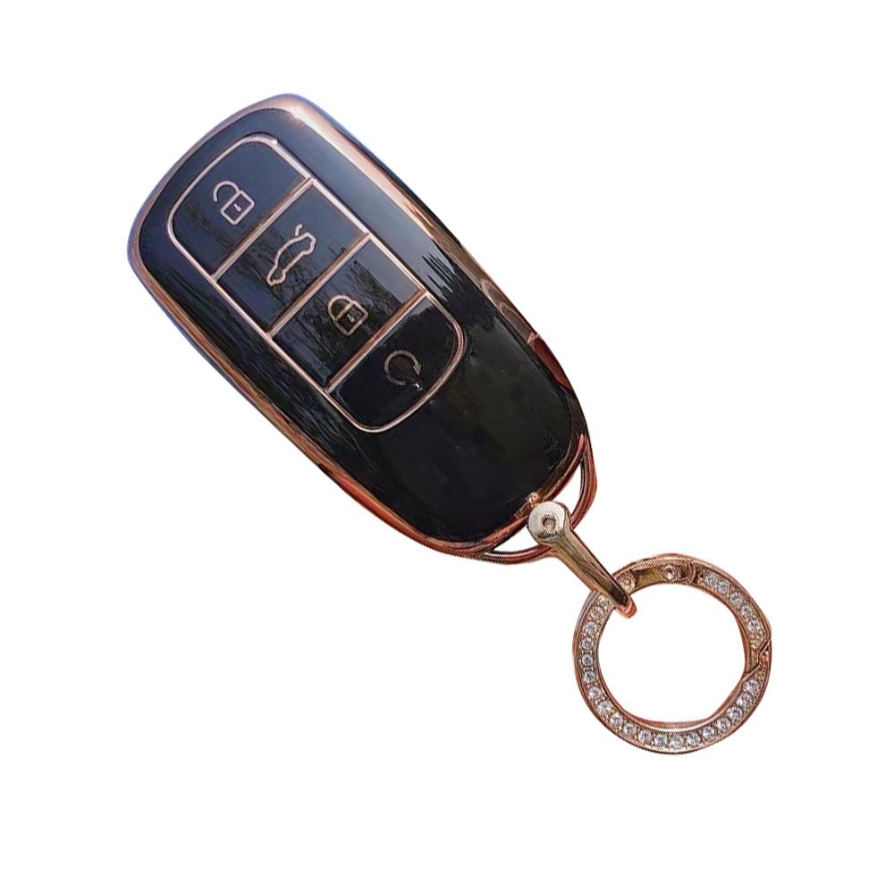 Car Remote Key Fob Case Cover Black TPU Suitable For Chery Omoda 5 - Frazy's Auto Parts