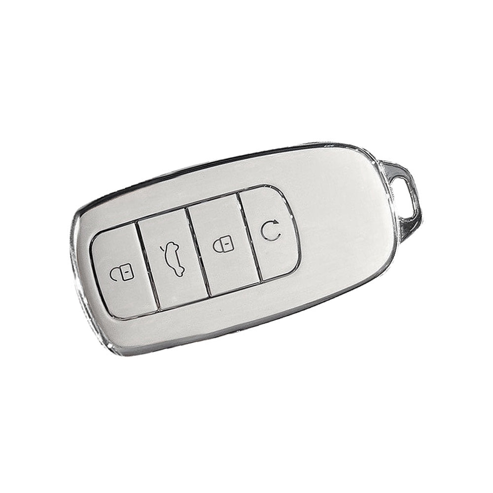 Car Remote Key Fob Case Cover TPU White Suitable For Chery Omoda 5 - Frazy's Auto Parts
