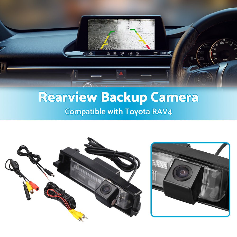 Car Reverse Camera Rear View Backup Parking Suitable for Toyota RAV4 2006 - 2012 - Frazy's Auto Parts