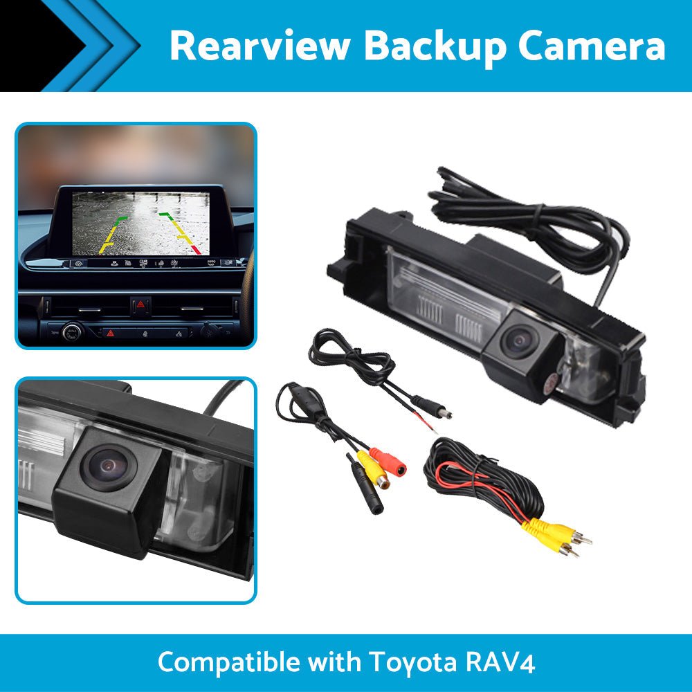 Car Reverse Camera Rear View Backup Parking Suitable for Toyota RAV4 2006 - 2012 - Frazy's Auto Parts