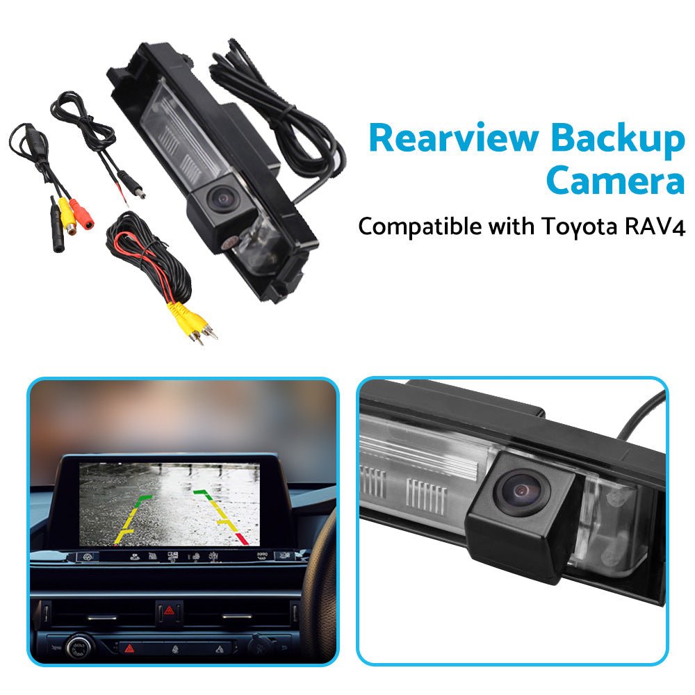 Car Reverse Camera Rear View Backup Parking Suitable for Toyota RAV4 2006 - 2012 - Frazy's Auto Parts