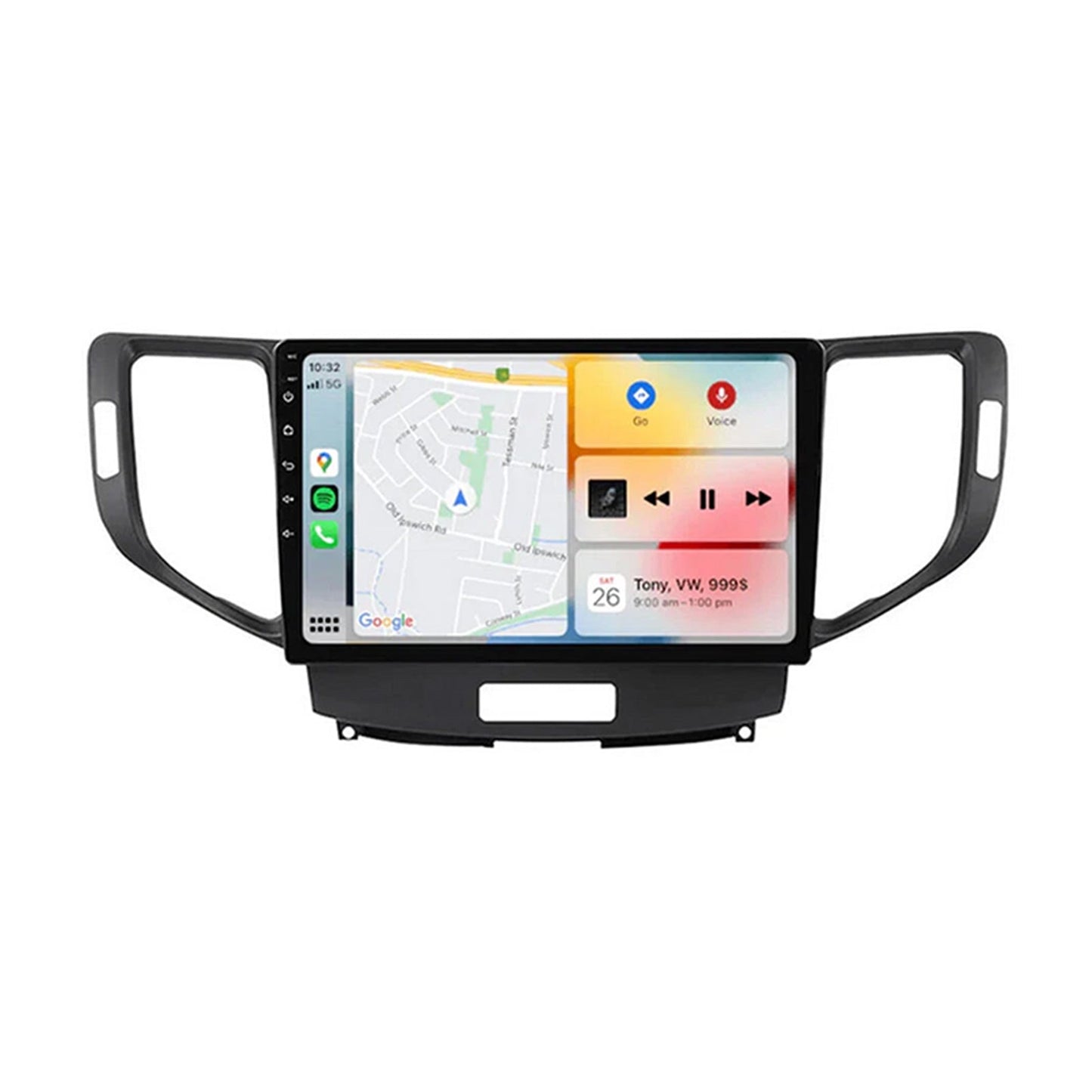 Car Stereo Head Unit Android 13 Carplay GPS Suitable for Honda Accord Euro 08 - 15 - Frazy's Auto Parts