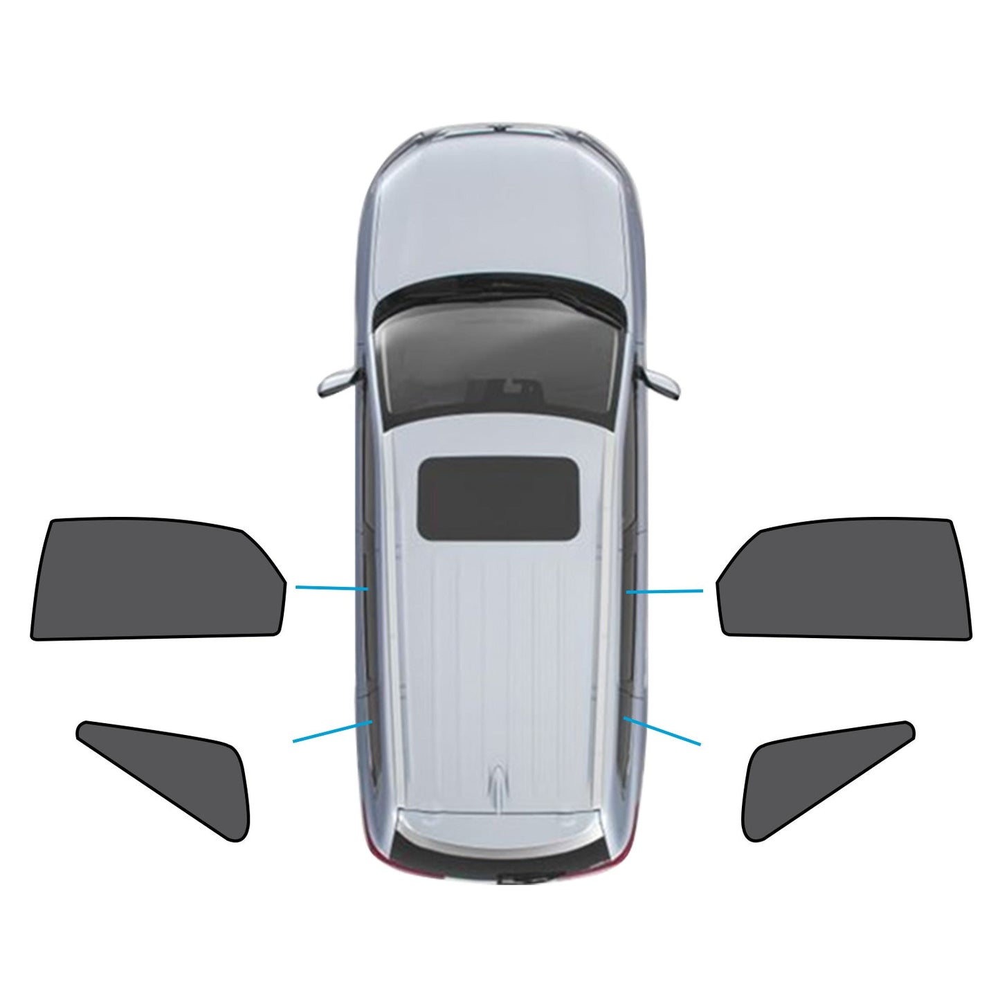 Car Window Magnetic Mesh Sun Blind Shades Suitable For Lexus NX Series 2014 - 2021 - Frazy's Auto Parts