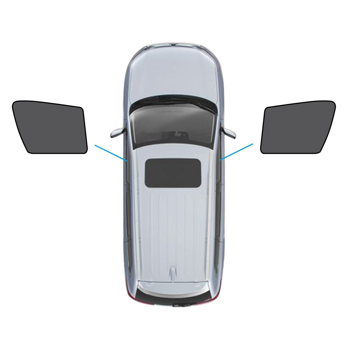 Car Window Magnetic Mesh Sun Blind Shades Suitable For Lexus NX Series 2014 - 2021 - Frazy's Auto Parts