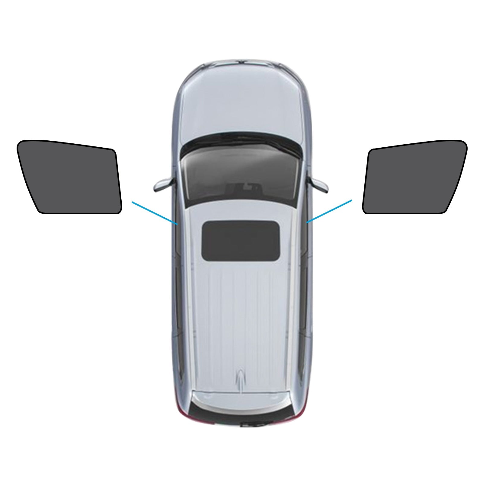 Car Window Magnetic Mesh Sun Blind Shades Suitable For Lexus NX Series 2014 - 2021 - Frazy's Auto Parts
