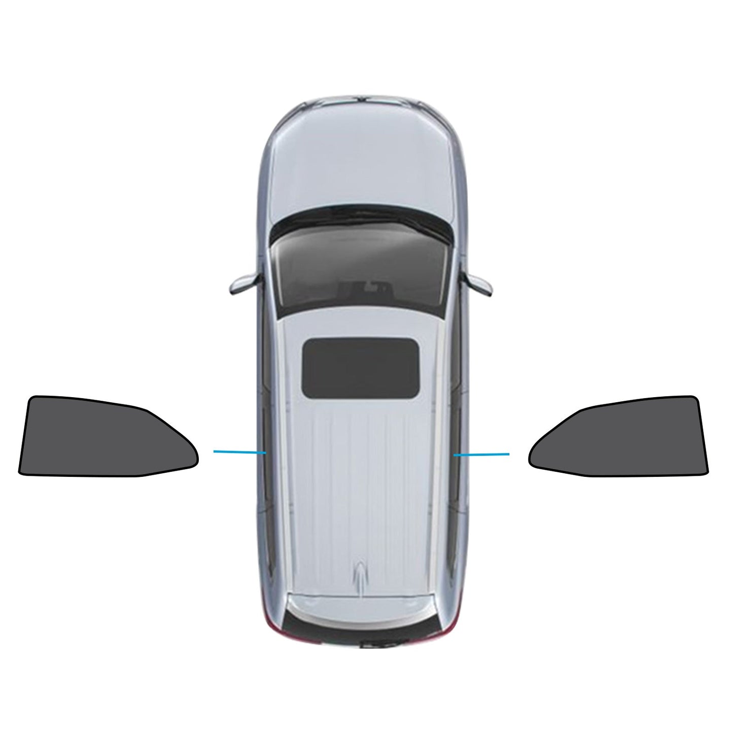 Car Window Magnetic Mesh Sun Blind Shades Suitable For Toyota Camry 2017 - 2025 - Frazy's Auto Parts