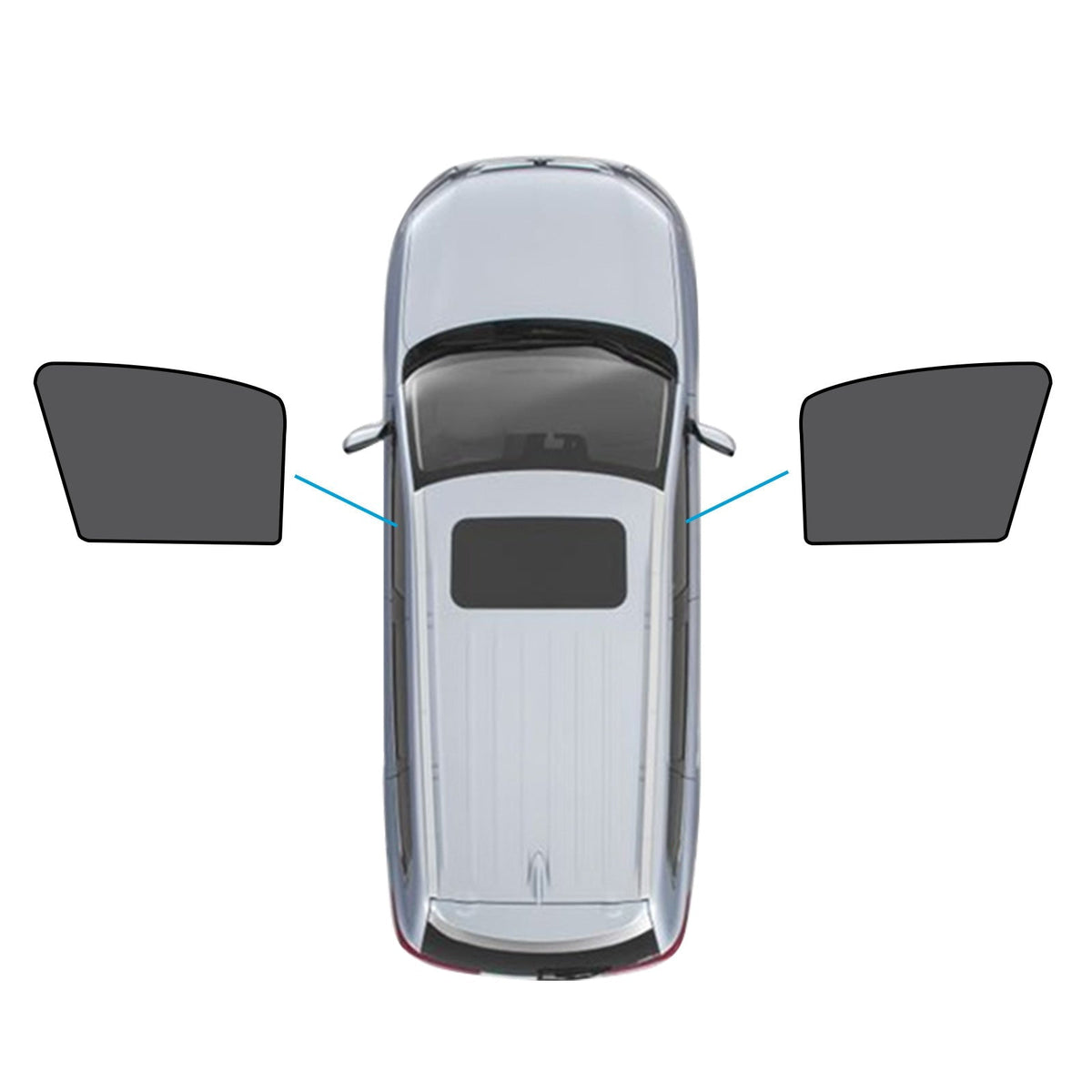 Car Window Magnetic Mesh Sun Blind Shades Suitable For Toyota Camry 2017 - 2025 - Frazy's Auto Parts