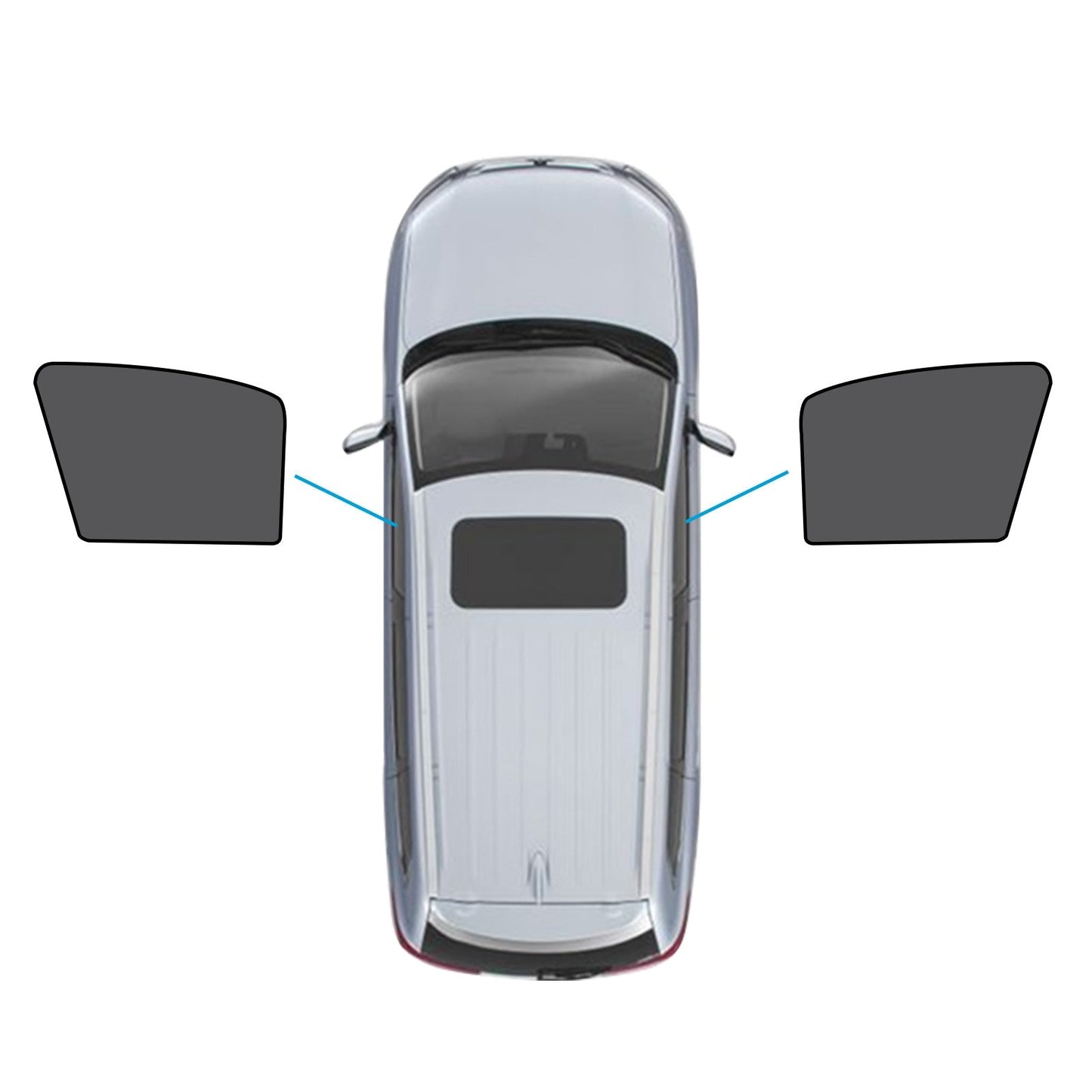 Car Window Magnetic Mesh Sun Blind Shades Suitable For Toyota Camry 2017 - 2025 - Frazy's Auto Parts