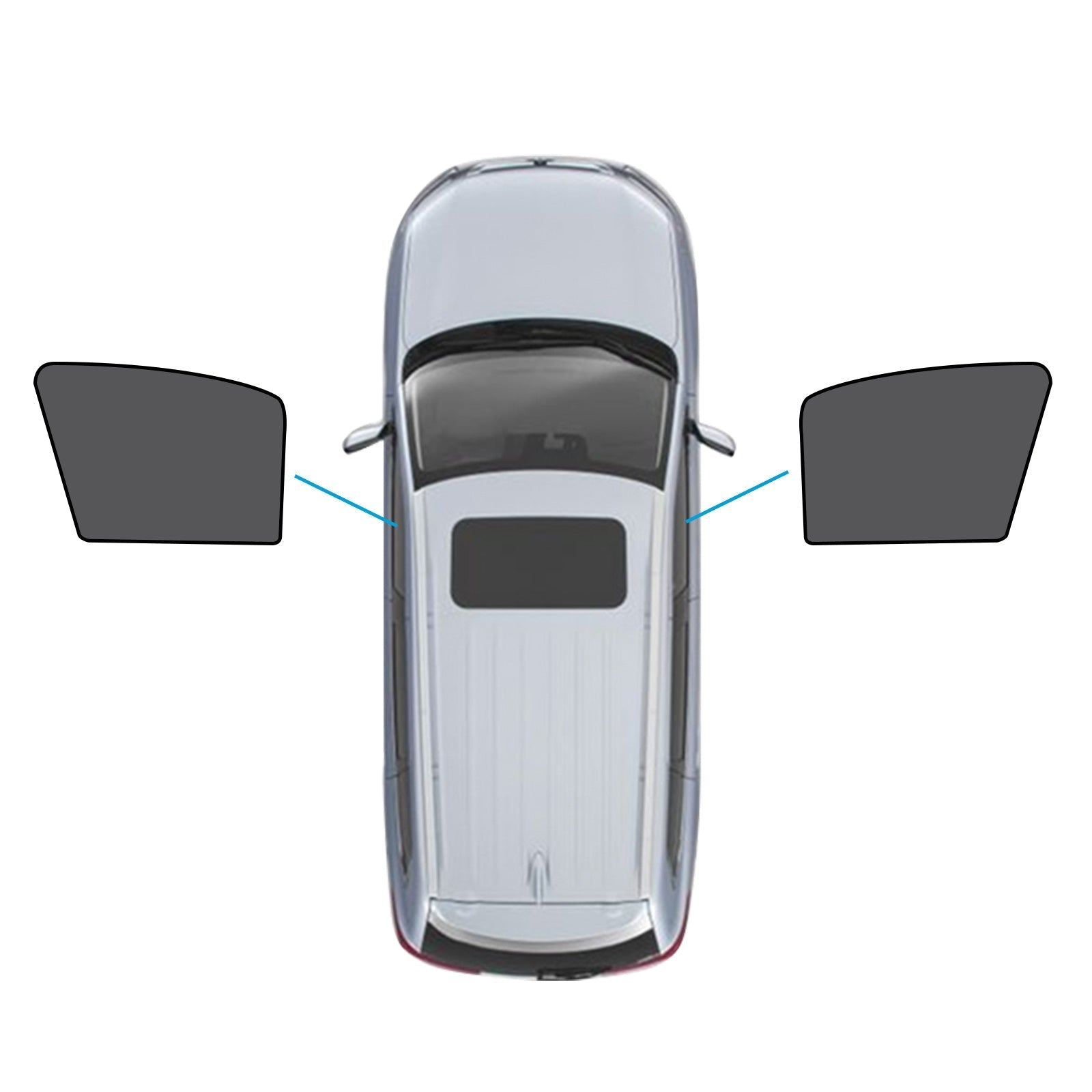 Car Window Magnetic Mesh Sun Blind Shades Suitable For Toyota Camry 2017 - 2025 - Frazy's Auto Parts