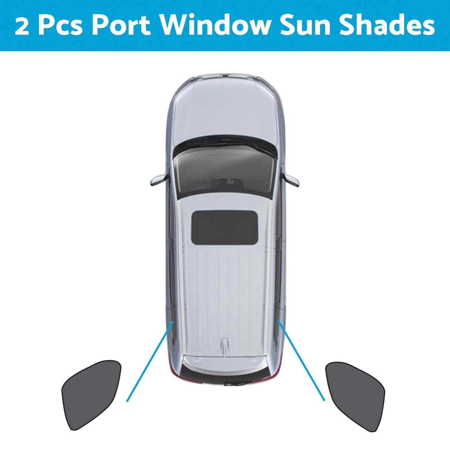 Car Window Magnetic Mesh Sun Shades Suitable For Mitsubishi Outlander 2021 - 2023 - Frazy's Auto Parts