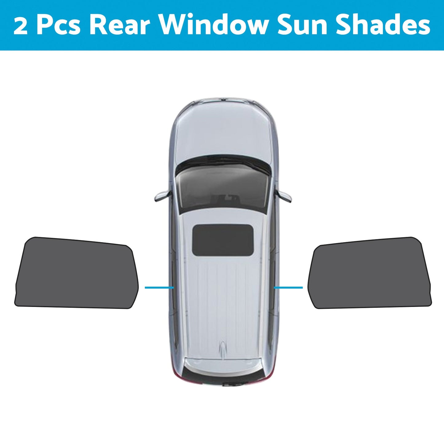 Car Window Magnetic Mesh Sun Shades Suitable For Mitsubishi Outlander 2021 - 2023 - Frazy's Auto Parts