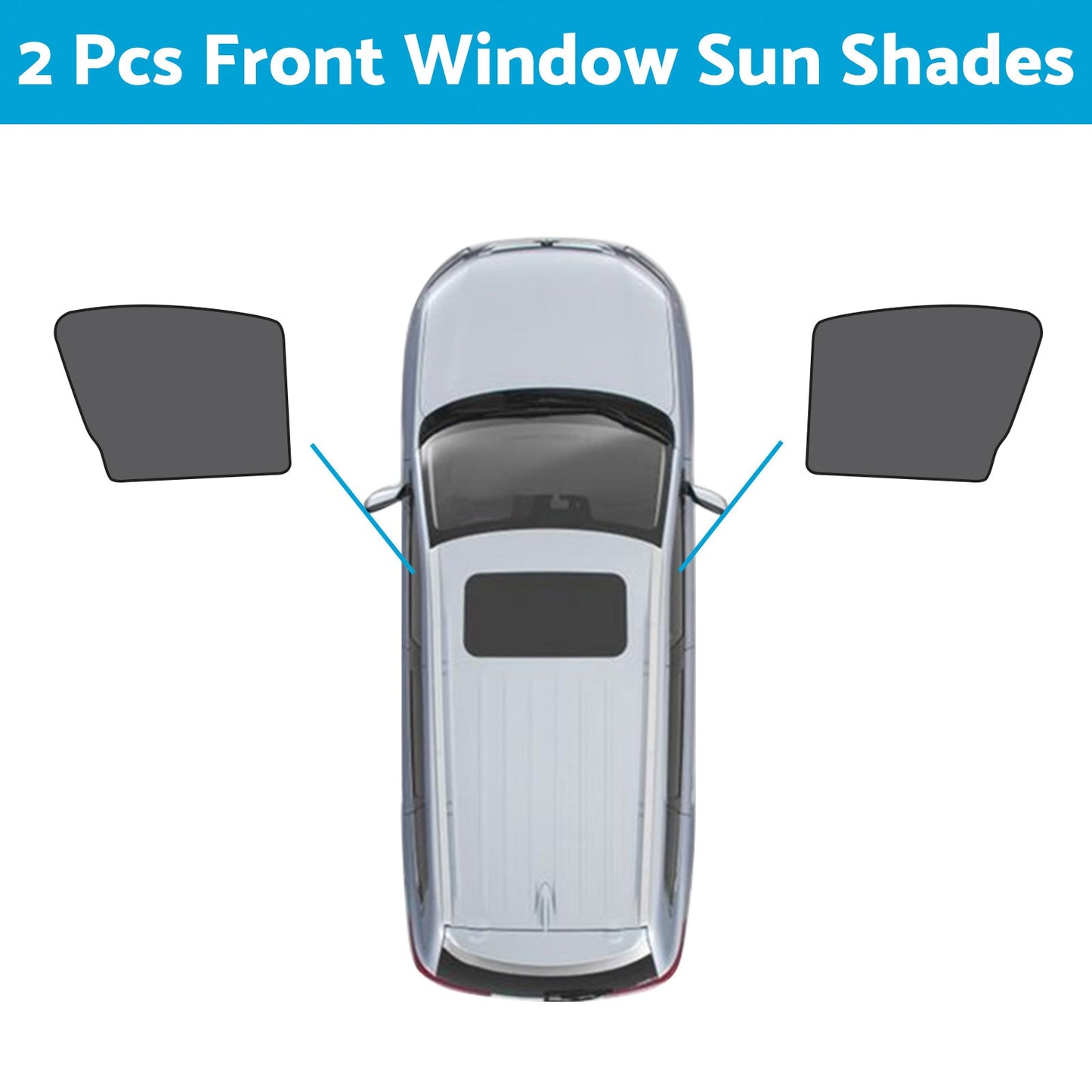Car Window Magnetic Mesh Sun Shades Suitable For Mitsubishi Outlander 2021 - 2023 - Frazy's Auto Parts