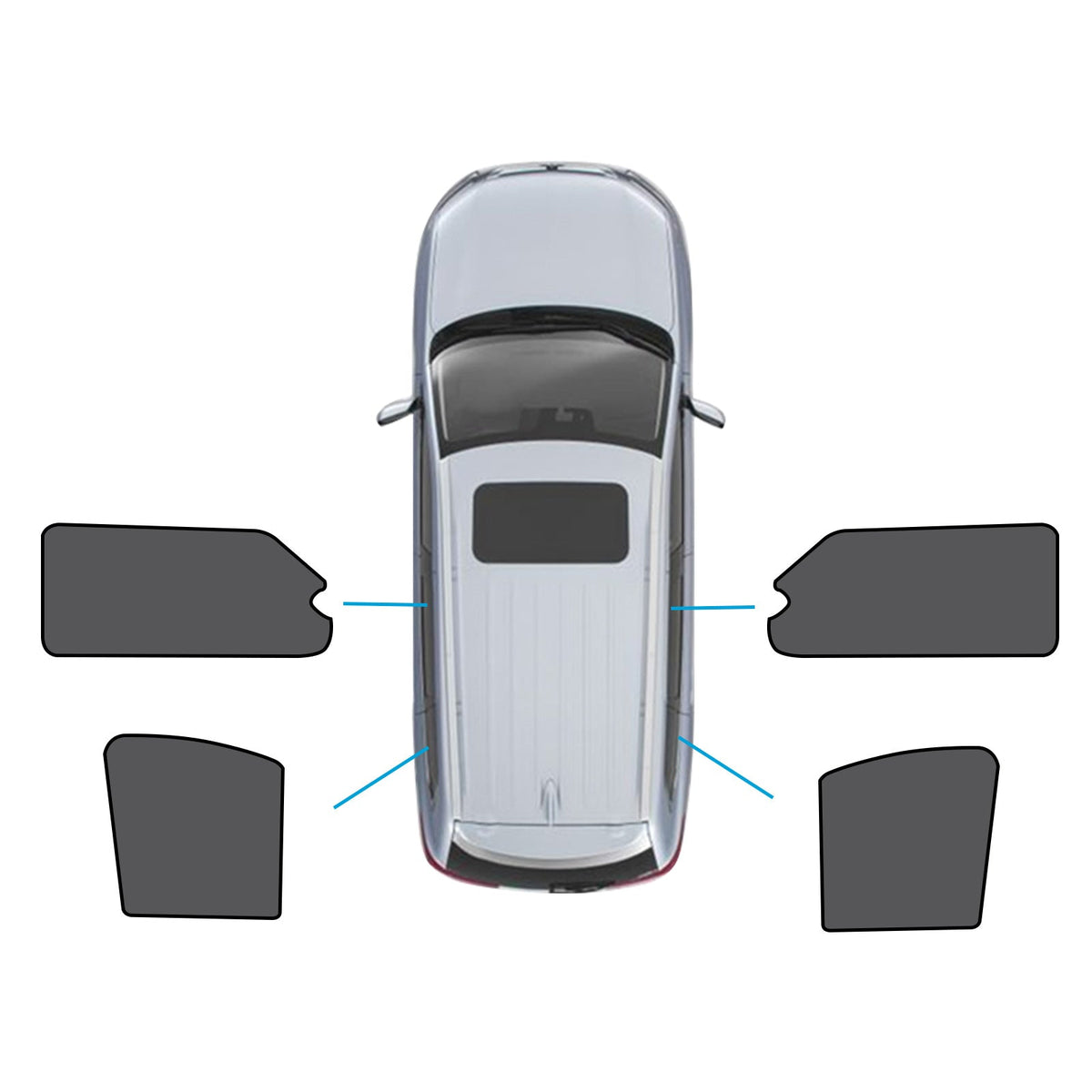 Car Window Shades Suitable For LDV G10 2014 - Present UVB & UVA Protection - Frazy's Auto Parts