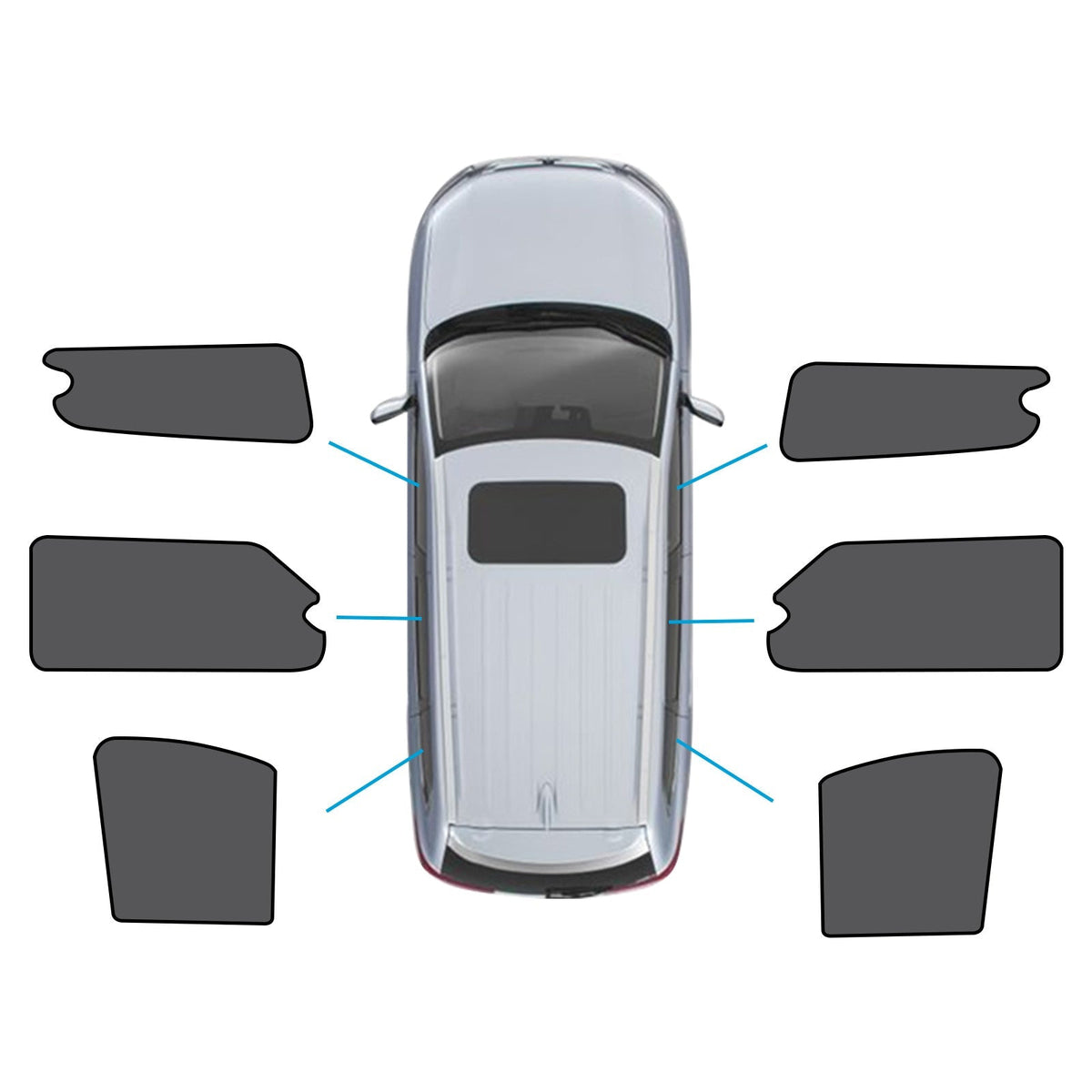 Car Window Shades Suitable For LDV G10 2014 - Present UVB & UVA Protection - Frazy's Auto Parts
